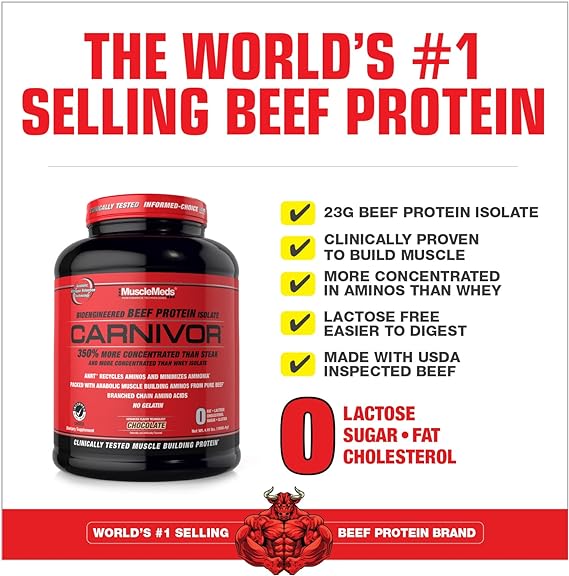 MUSCLE MEDS BEEF PROTEIN ISOLATE CARNIVOR