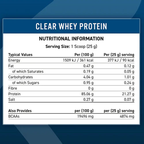 APPLIED NUTRITION CLEAR WHEY STRAWBERRY & RASPBERRY