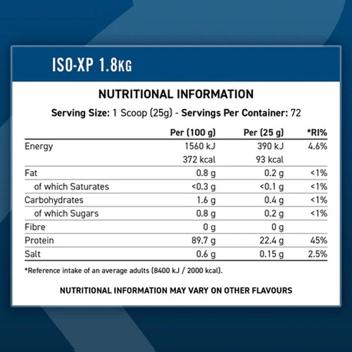 APPLIED NUTRITION ISO-XP WHEY PROTEIN ISOLATE