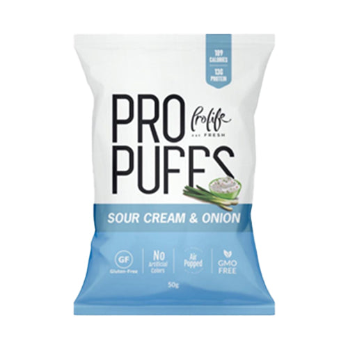 PRO PUFFS SOUR CREAM & ONION 50G